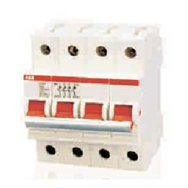 Picture of ABB 100A Four Pole Isolator Switch