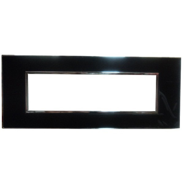 Picture of Legrand Arteor 575753 8M Mirror Black Cover Plate With Frame