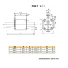 Picture of L&T HN 800A HRC Fuse Link (Size - 3)