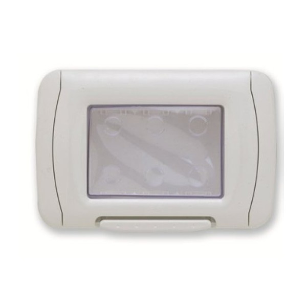 Picture of Gewiss GW22451 3 module IP-55 White Waterproof Switch Plate