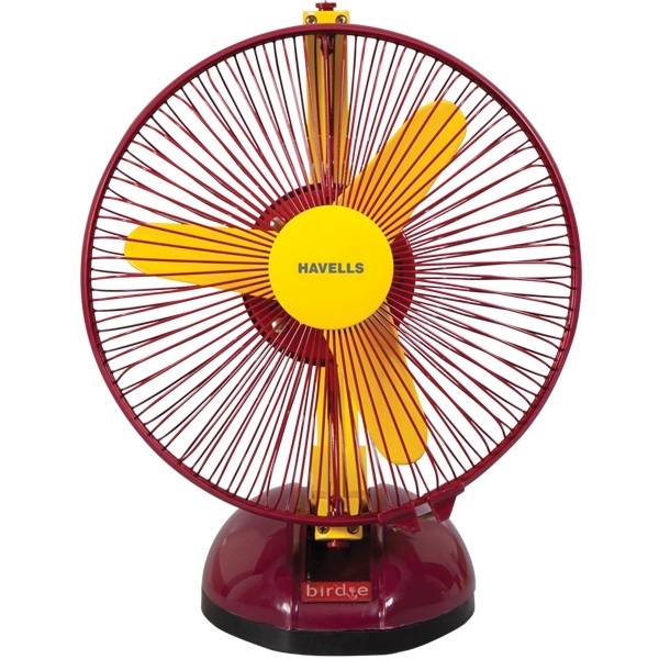 Picture of Havells Birdie 9" Yellow Maroon Personal Fan