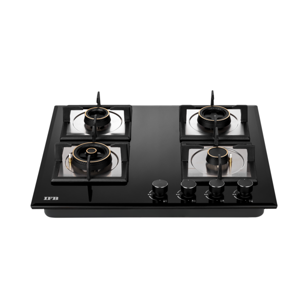 Picture of IFB 60-04-GCI4B 4 Brass Burner Built In Hob