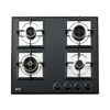 Picture of IFB 60-04-GCI4B 4 Brass Burner Built In Hob