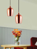 Picture of Philips Lustre 41058 E-27 (Bulb Base) Copper Pendant Light