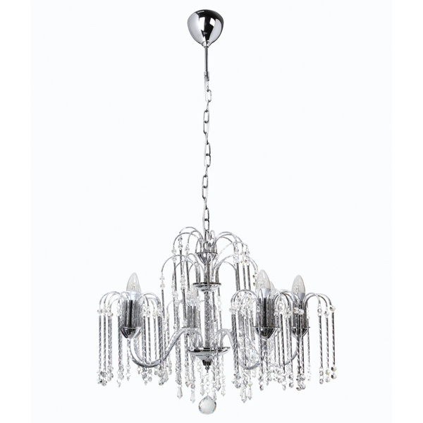 Picture of Philips Monarch 581857 E-14 (Bulb Base) Chrome Pendant Chandeliers