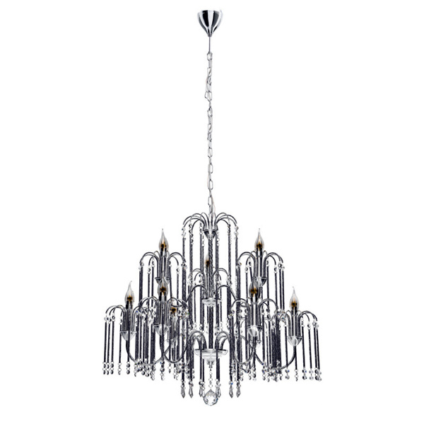 Picture of Philips Monarch 581885 E-14 (Bulb Base) Chrome Pendant Chandeliers