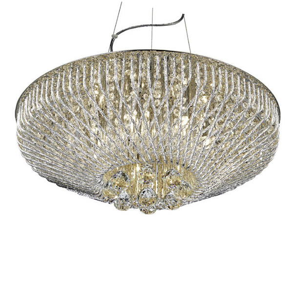 Picture of Philips Splendora 581903 G-9 (Bulb Base) Chrome Pendant Chandeliers