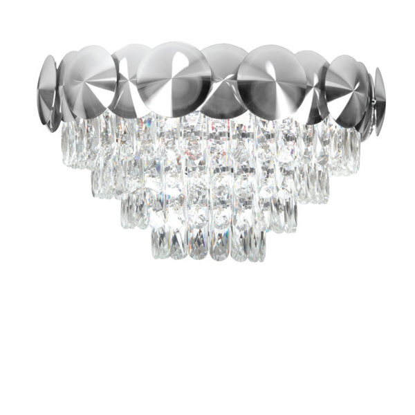 Buy Philips Shield 581968 E-27 (Bulb Base) Chrome Ceiling Chandeliers ...