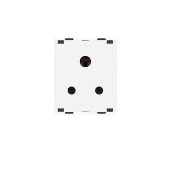 Picture of Lauritz Knudsen Englaze CB92602CW06 6A Snow White Socket