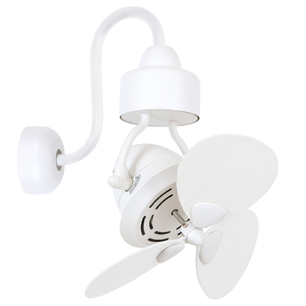 Picture of LUFT Havana Type-1 15" White Luxury Wall Fan