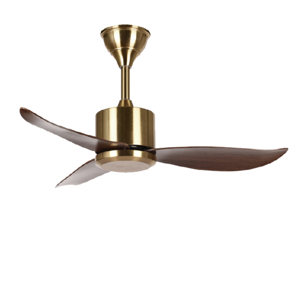 Picture of LUFT Raser II 52" Antique Brass Wood Luxury Ceiling Fan