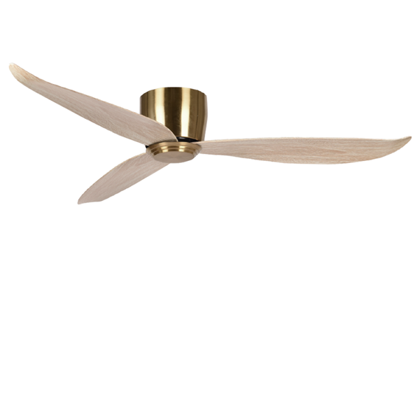 Picture of LUFT Raser II 52" Antique Brass Oak Luxury CTC Ceiling Fan