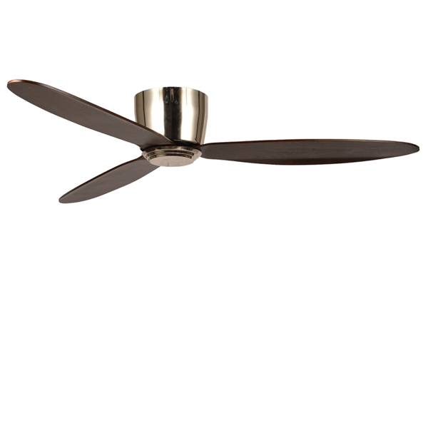 Picture of LUFT Stella 40" Antique Brass Wood Luxury CTC Ceiling Fan