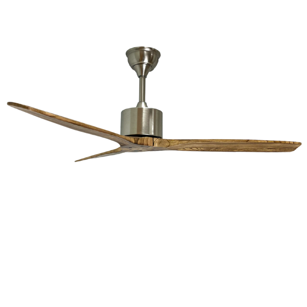 Picture of LUFT Lusso II 36" Satin Nickel Wood Luxury Ceiling Fan