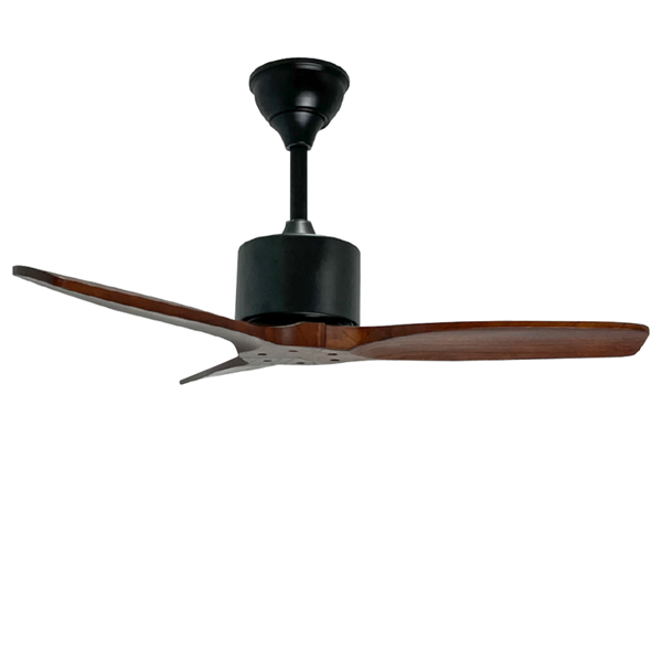 Picture of LUFT Lusso II 36" Walnut Black Luxury Ceiling Fan