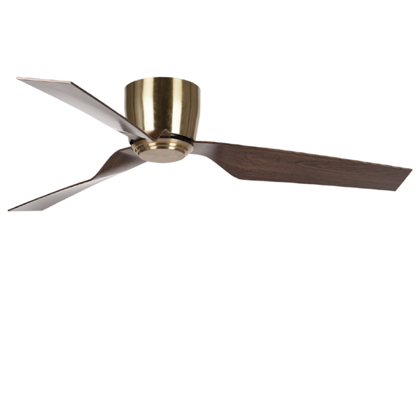 Picture of LUFT Daytona II 52" Antique Brass Wood Luxury CTC Ceiling Fan