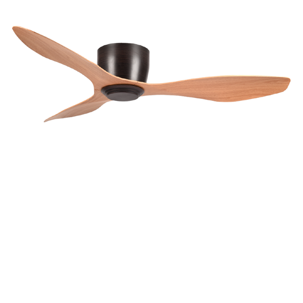 Picture of LUFT Citron II 48” Black With Teak Luxury CTC Ceiling Fan