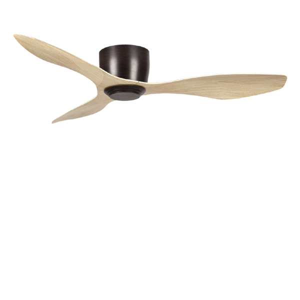 Picture of LUFT Citron II 48” Black With Oak Luxury CTC Ceiling Fan