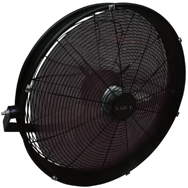 Picture of LUFT Olivia 20” Black Luxury Waterproof Wall Fan