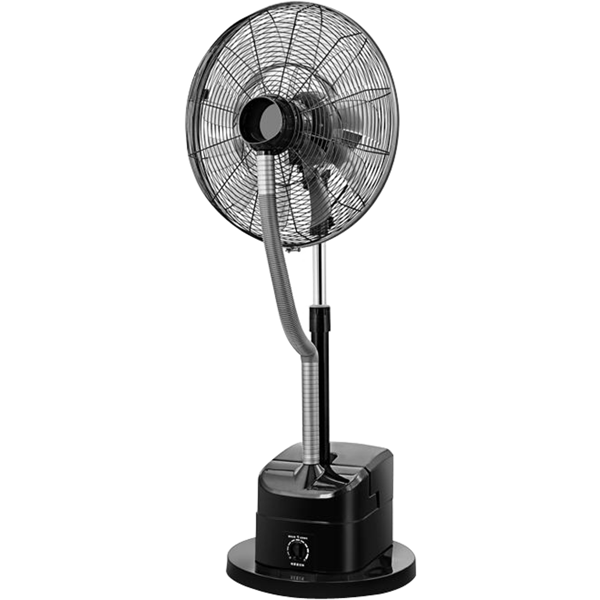 Picture of LUFT Olivia Mist 18" Pedestal Fan Black Luxury Pedestal Fan